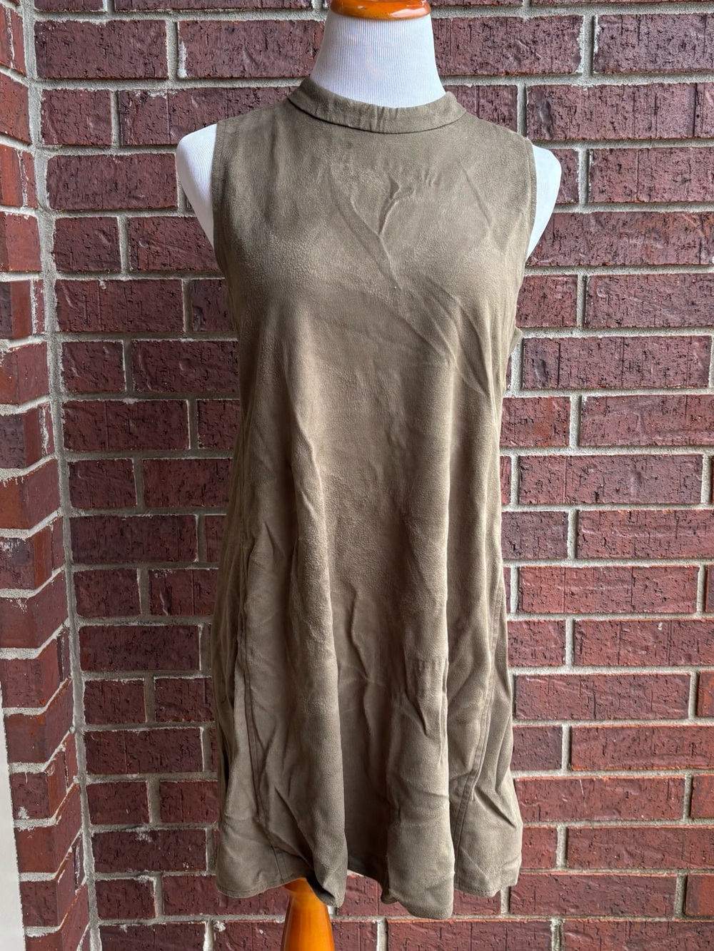 Wishlist Olive Green Sleeveless Mini Dress